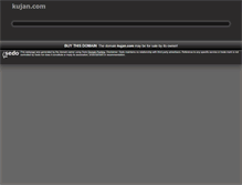 Tablet Screenshot of kujan.com